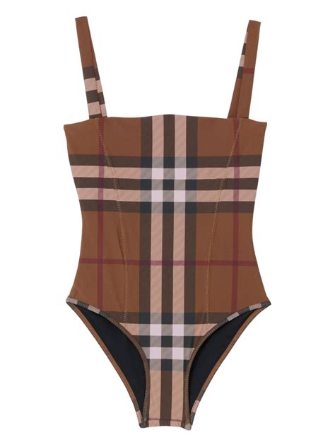 burberry print swimsuit